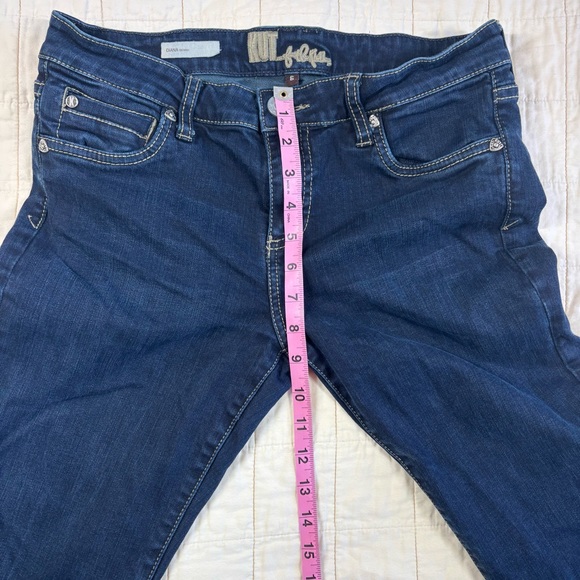 Kut from the Kloth Womens 6 Blue Diana Skinny Jeans Stretch Y2K Denim - Picture 5 of 11